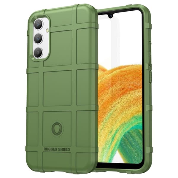 Rugged Shield Etui Samsung Galaxy A34 5G - Grønn