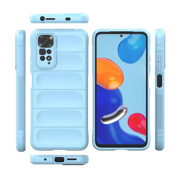 Mjukt greppformat Xiaomi Redmi Note 11S / Xiaomi Redmi Note 11 skal - Blå