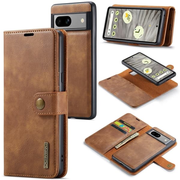 DG.Ming 2-i-1 Google Pixel 8A fodral - Brun