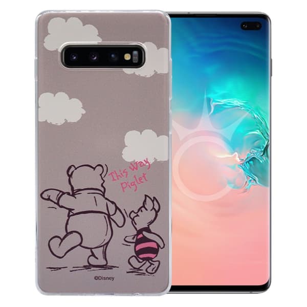 Ole Brumm # 13 Disney deksel for Samsung Galaxy S10 Plus - Grå