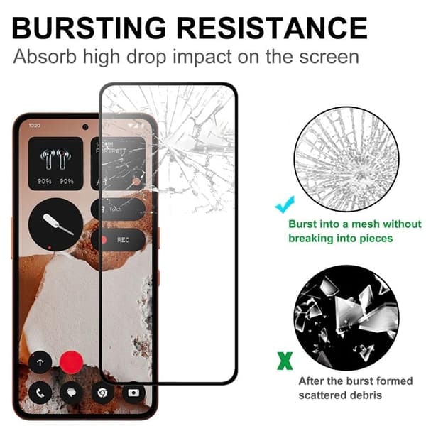 Nothing CMF Phone 2 Pro kosketusherkkä ja temperoitu suojalasi