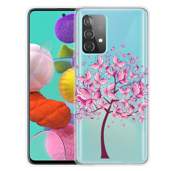 Deco Samsung Galaxy A13 4G Etui - Lyserøde Blomster
