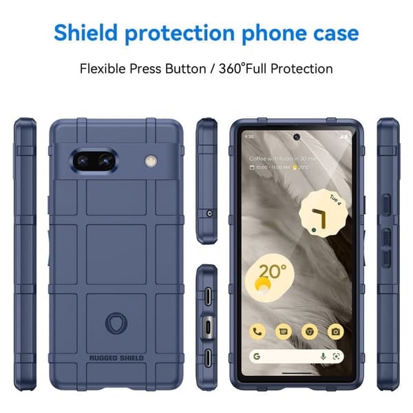 Rugged Shield Fodral Google Pixel 7a - Blå