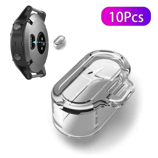 10kpl pölytiivis pistoke Garmin-kelloon - Läpinäkyvä