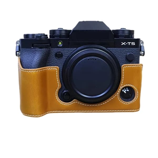 Fujifilm X-T5 läderöverdrag - Brun