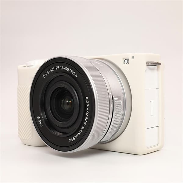 Sony ZV-E10 II Camera Protective Case Scratch Resistant Silicone Cover - Beige