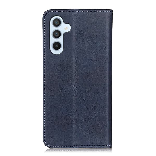 Äkta läder Samsung Galaxy A57 fodral - Blå