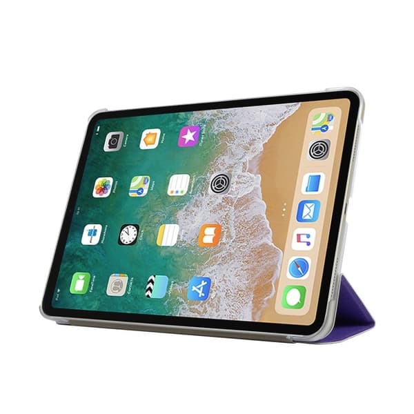 iPad Pro 11 inch (2018) vikbart syntetläder tablett skyddsfodral - Violett