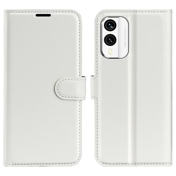 Klassisk Nokia X30 Flip Etui - Hvid