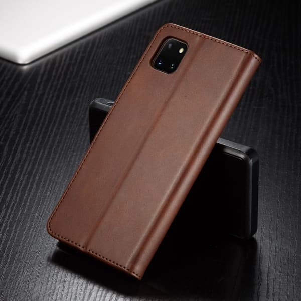 LC.Imeeke läder Samsung Galaxy Note 10 Lite fodral - Brun