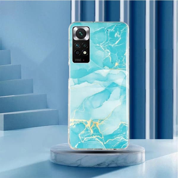 Marble Xiaomi Redmi Note 11s / Redmi Note 11 Etui - Grøn