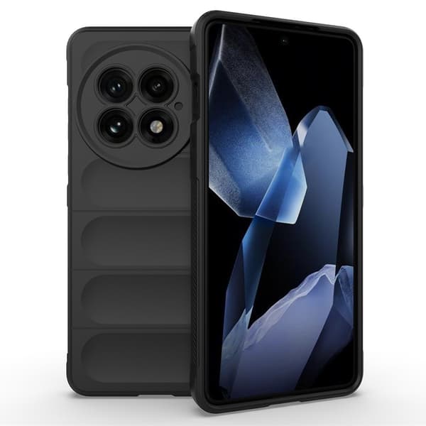 Mjukt greppformat OnePlus 13 skal - Svart