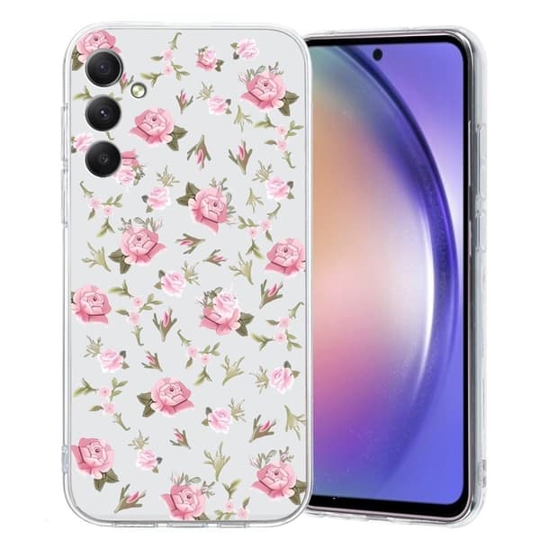 Imagine Samsung Galaxy A17 deksel - Rosa Blomst