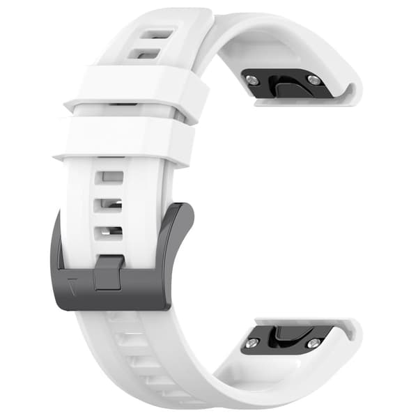 Silikone-urrem til Garmin-ur - Hvid