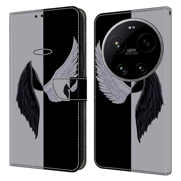Wonderland Xiaomi 17 Ultra flip etui - Sort / Sort