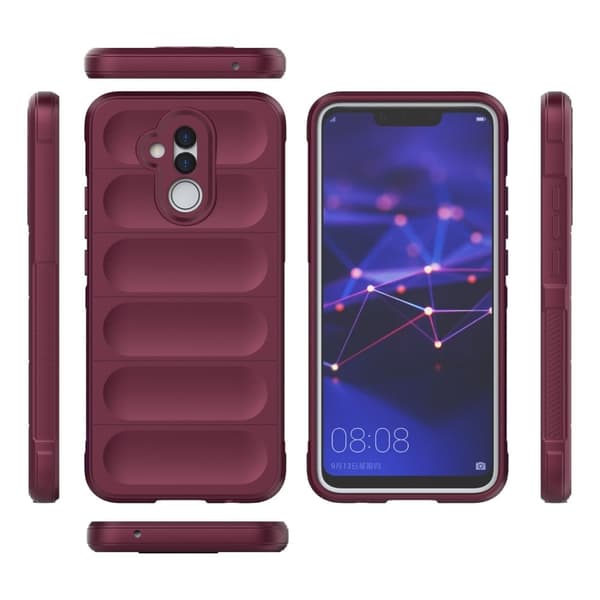 Blødt grebsformet cover til Huawei Mate 20 Lite - Rød