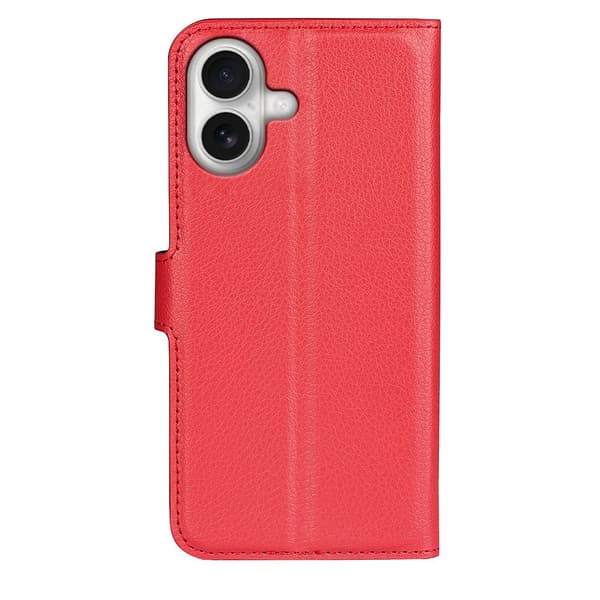 Klassisk iPhone 17 flip etui - Rød