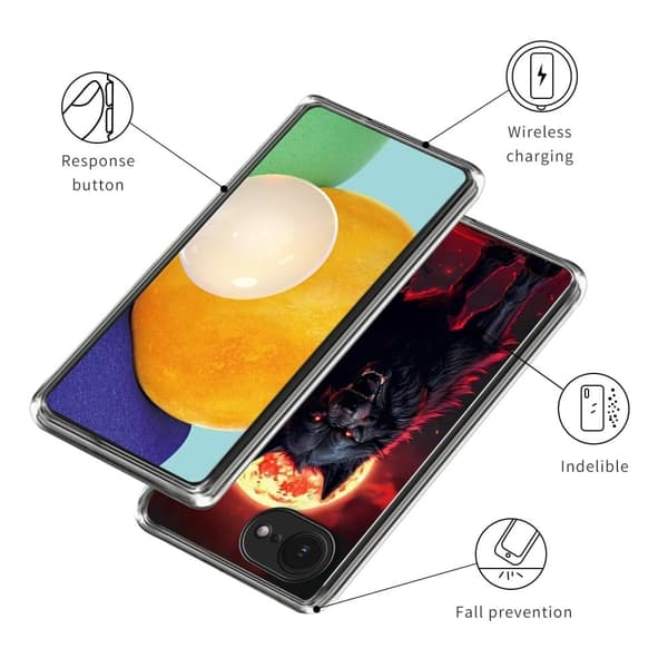 Vibe iPhone 16e -kansi - Musta Susi