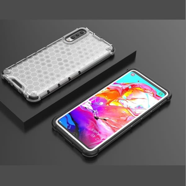 Bofink Honeycomb Samsung Galaxy A70 deksel - Hvit