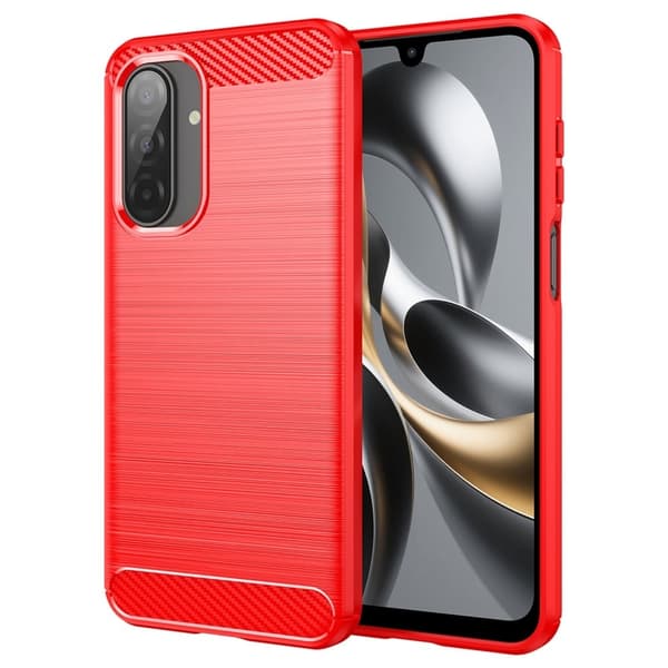 Carbon Flex Samsung Galaxy A17 deksel - Rød