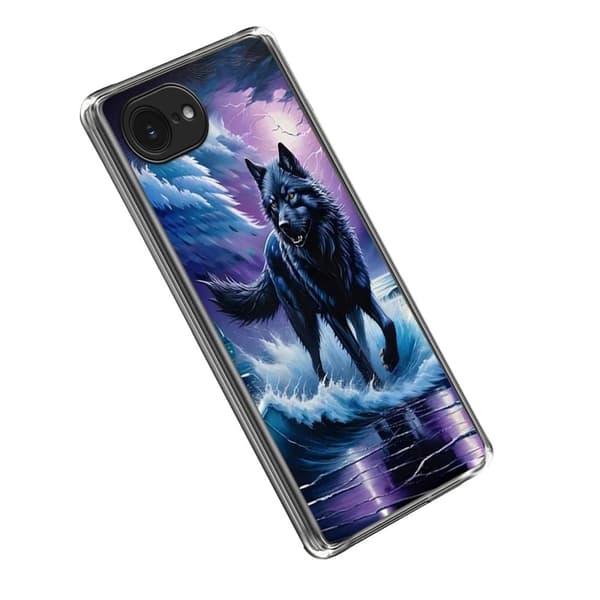 Vibe iPhone 16e deksel - Ulv Totem