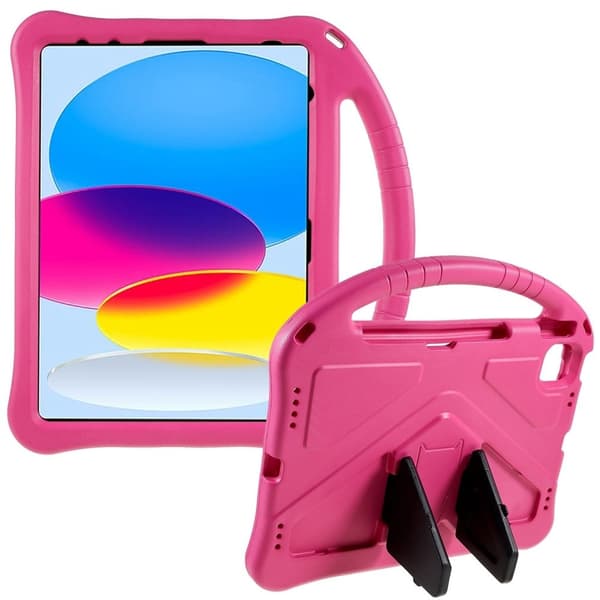 iPad 10.9 (2022) EVA robust deksel med kickstand - Rose