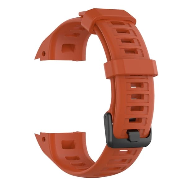 Silikoneurrem Garmin Instinct Tactical / Instinct Tide / Instinct 2 / Instinct Håndledsrem med sort spænde - Rød