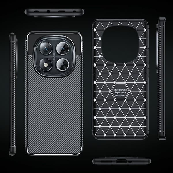 Carbon Shield Xiaomi Redmi Note 14 Pro 5G cover - Gennemsigtig