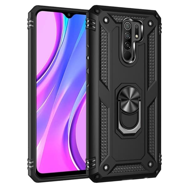 Bofink Combat Xiaomi Redmi 9 Etui - Svart