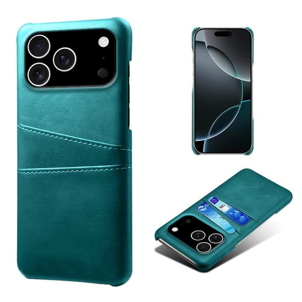 Dual Card iPhone 17 Pro deksel - Grønn