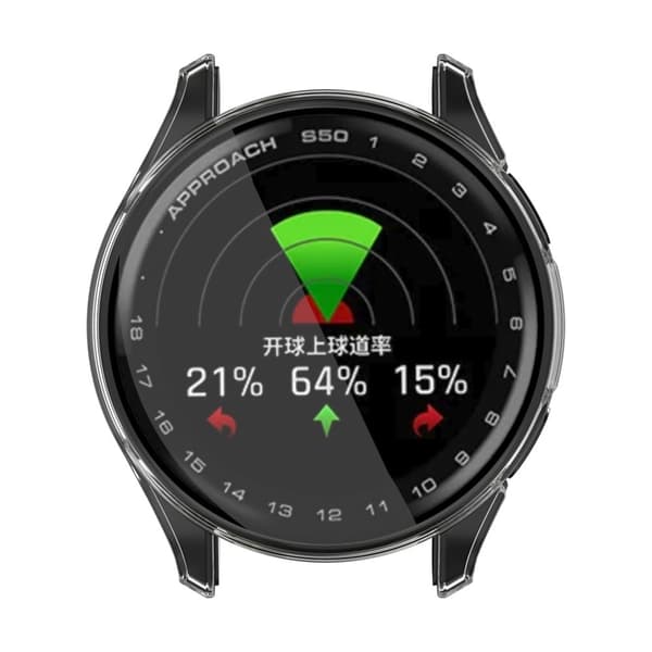 Garmin Approach S50 klockfodral Transparent flexibelt heltäckande skydd