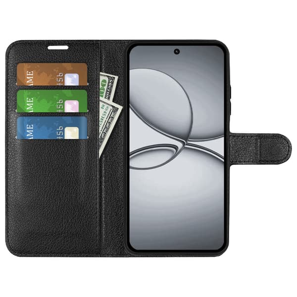 Classic Realme 15T flip etui - Svart
