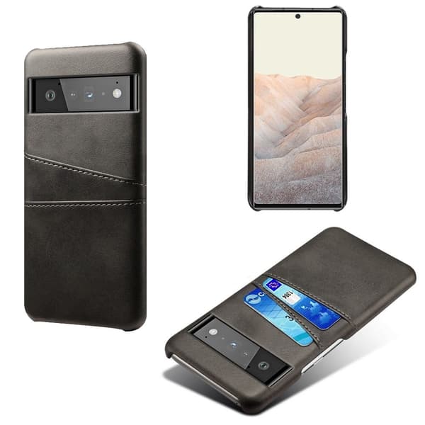 Dual Card Etui Google Pixel 6 Pro - Svart