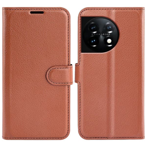Classic OnePlus 11 Flippetui - Brun