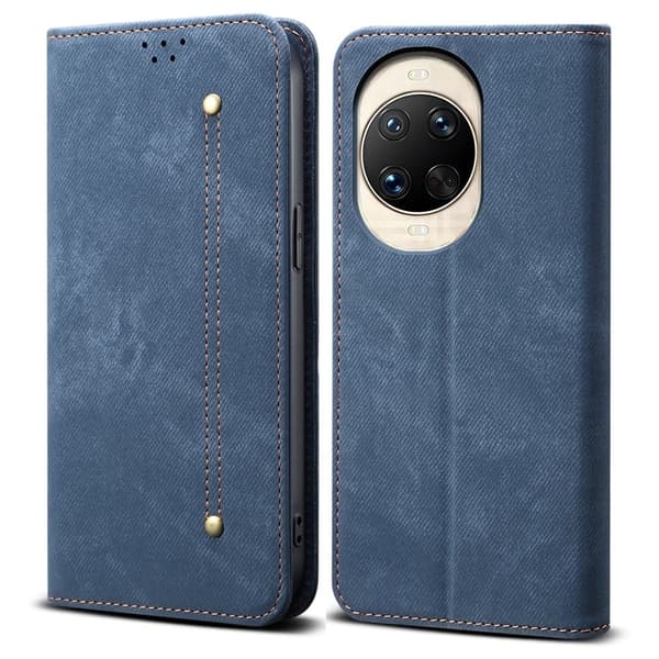 Jeans Huawei nova 14 5G flip case - Sininen