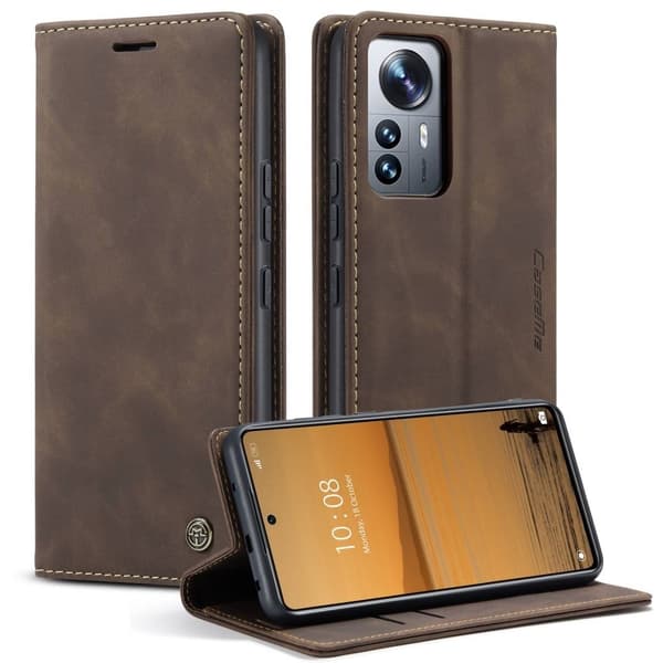 Etuime Xiaomi 12 Lite Vintage Etui - Kaffe