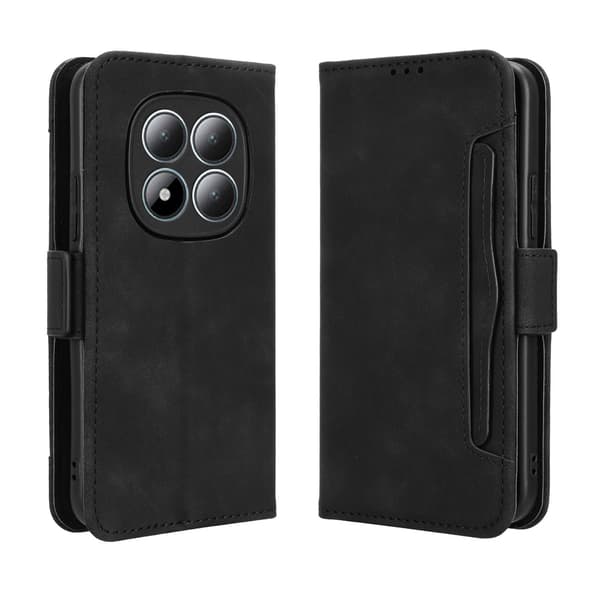 Moderne Xiaomi Redmi Note 15 Pro Plus læderetui med pung - Sort