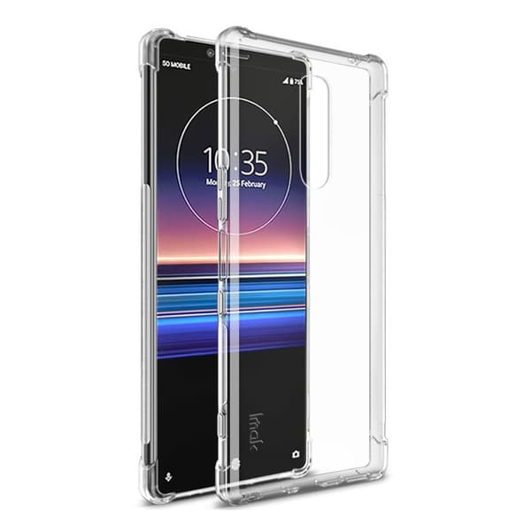 IMAK Sony Xperia 1 skin feel case - Läpinäkyvä