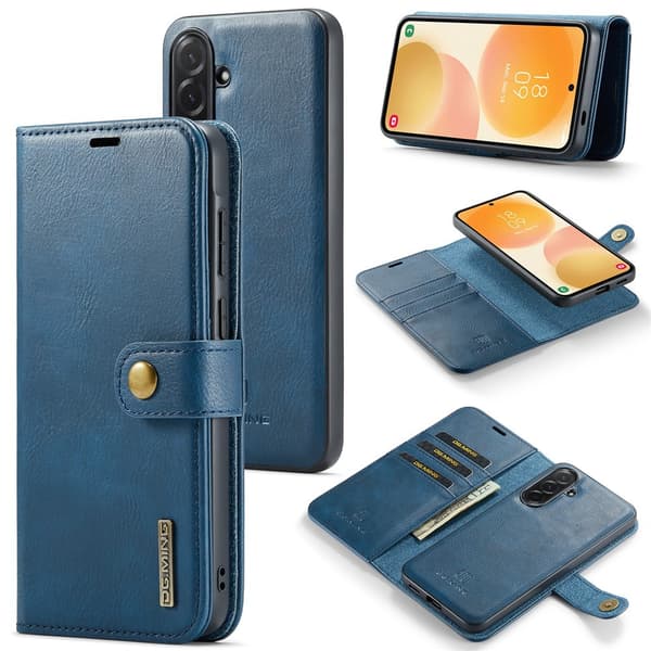DG.MING Samsung Galaxy A57 2-i-1 lommeboketui - Blå