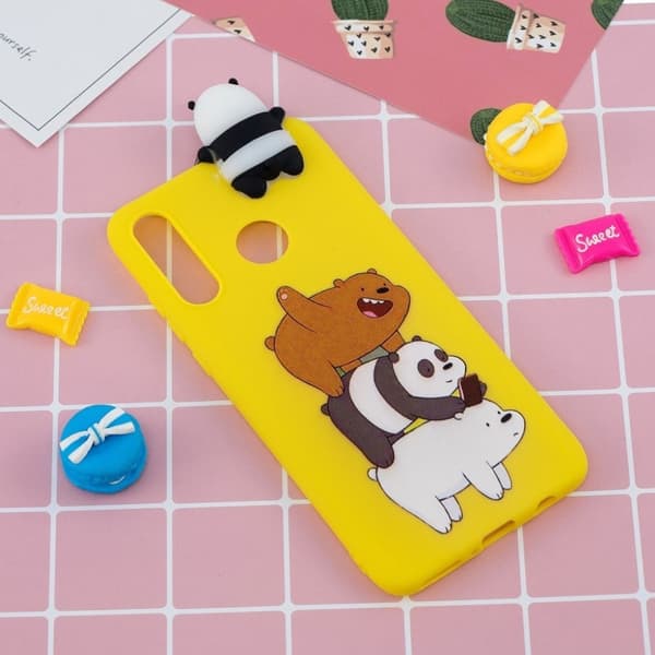 Huawei P30 Lite 3d-Figur Etui - Panda Og Bjørn
