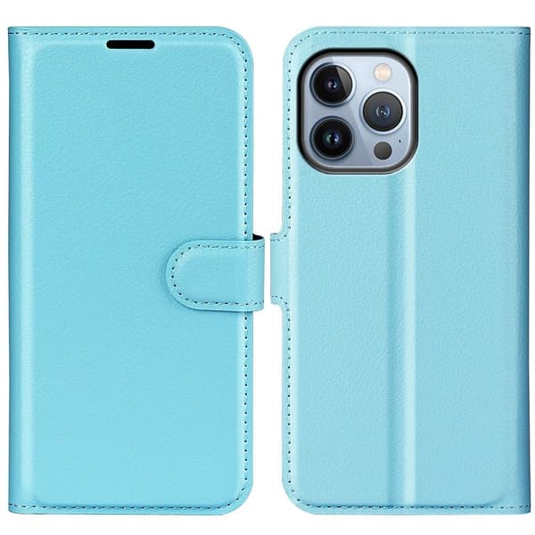 Classic iPhone 14 Pro Max flip kuoret - Sininen