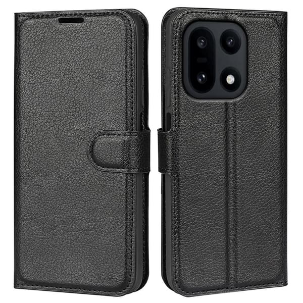 Classic OnePlus 15 flip etui - Svart