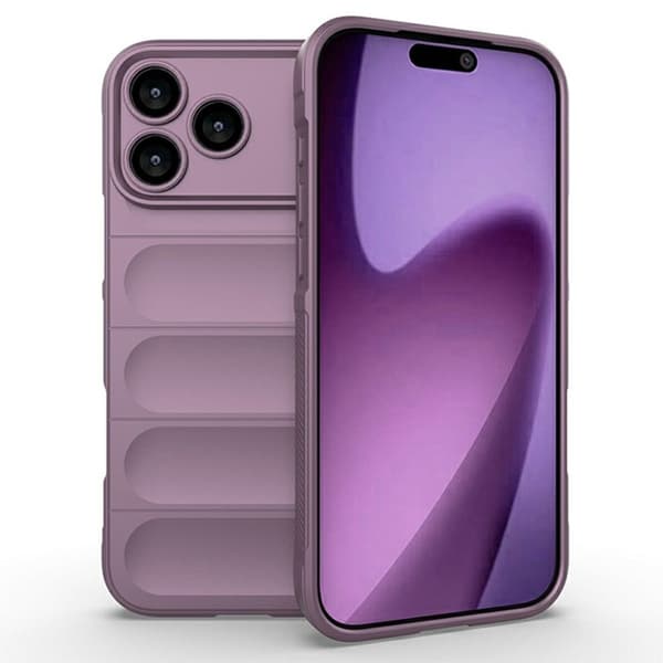 Deksel med mykt grep for iPhone 17 Pro Max - Lyselilla