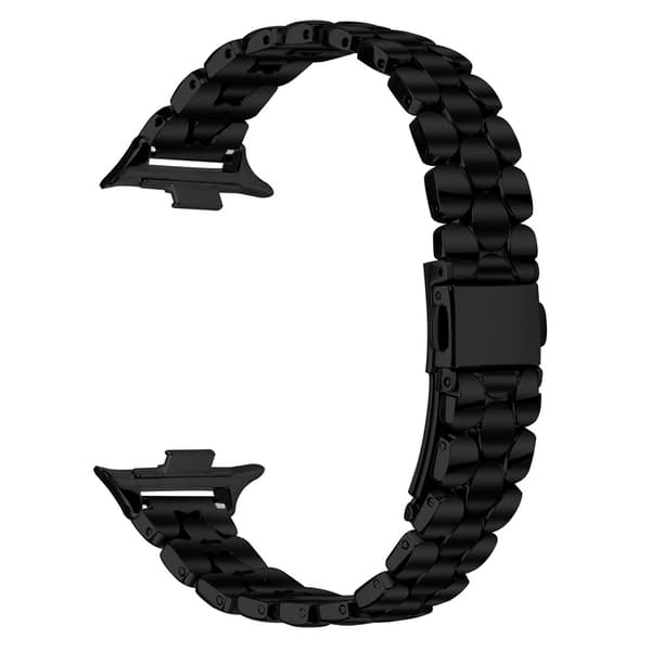 Xiaomi Redmi Watch 5 urrem i rustfrit stål med perleform, sort rem