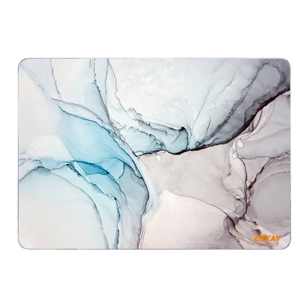 HAT PRINCE MacBook Pro 16 M1 / M1 Max (A2485, 2021) streamer light pattern style cover - Harmaa Ja Sininen