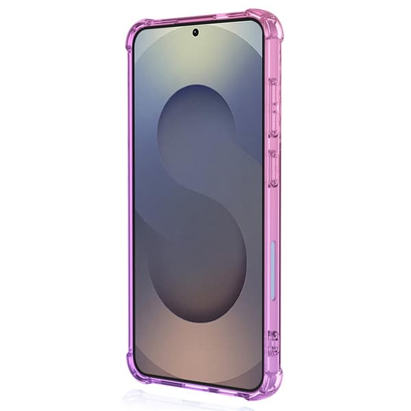 Samsung Galaxy S26 Ultra-etui i gradientfarger - fleksibelt, støtsikkert mobiletui - Rosa / Lilla
