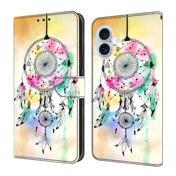 Wonderland iPhone 17 flip etui - Blækfjer Drømmefanger