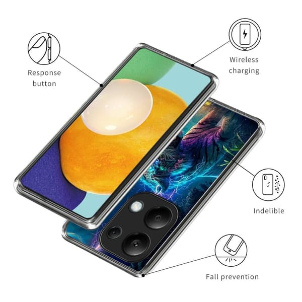 Vibe Xiaomi Redmi Note 13 Pro 4G deksel - Lyn Tiger
