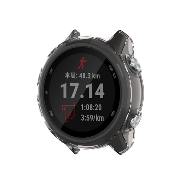 Garmin Forerunner holdbar translucent etui - Transparent Grå