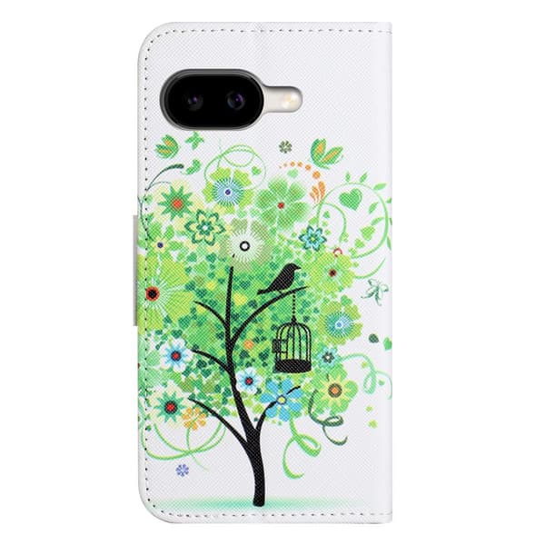 Wonderland Google Pixel 10a flip etui - Grønt Træ